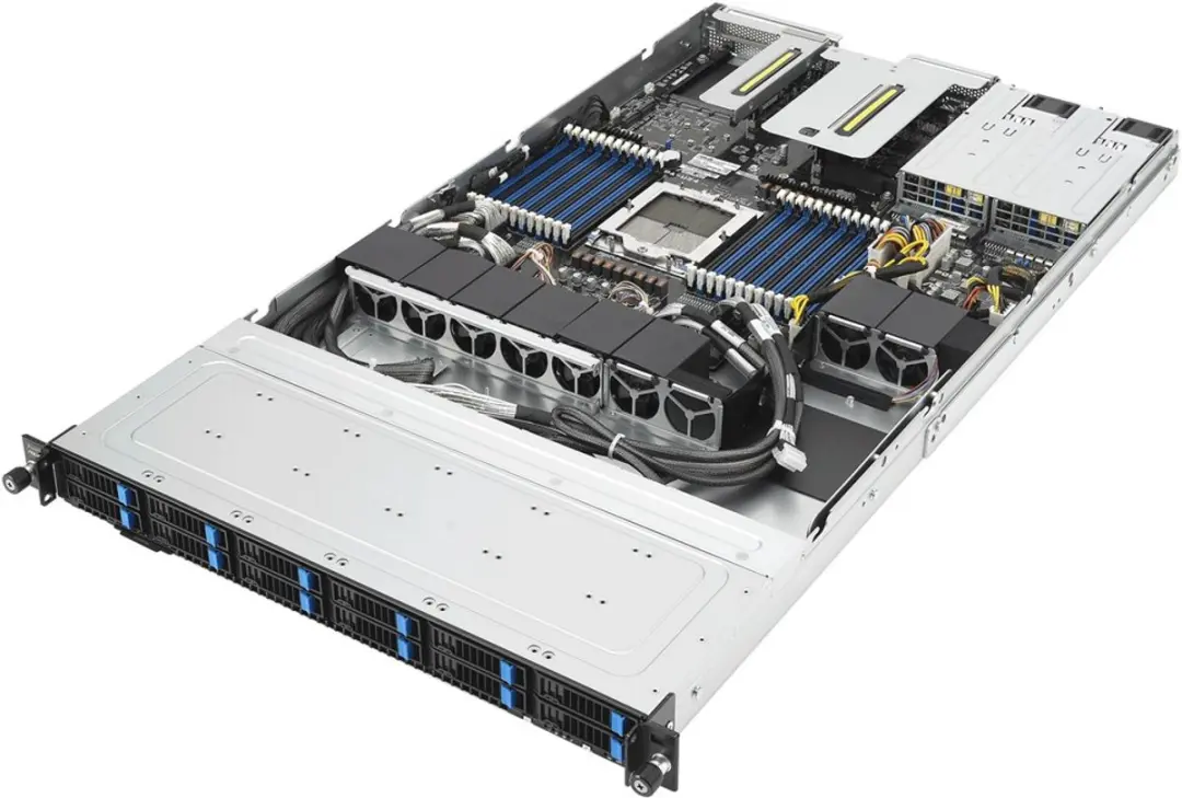 ASUS RS501A-E12-RS12U Serverplatform - 1U Rack - 12 HDD