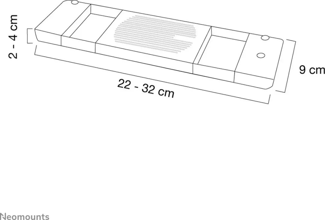 Neomounts NSLC200 Notebookkoeler - Zwart