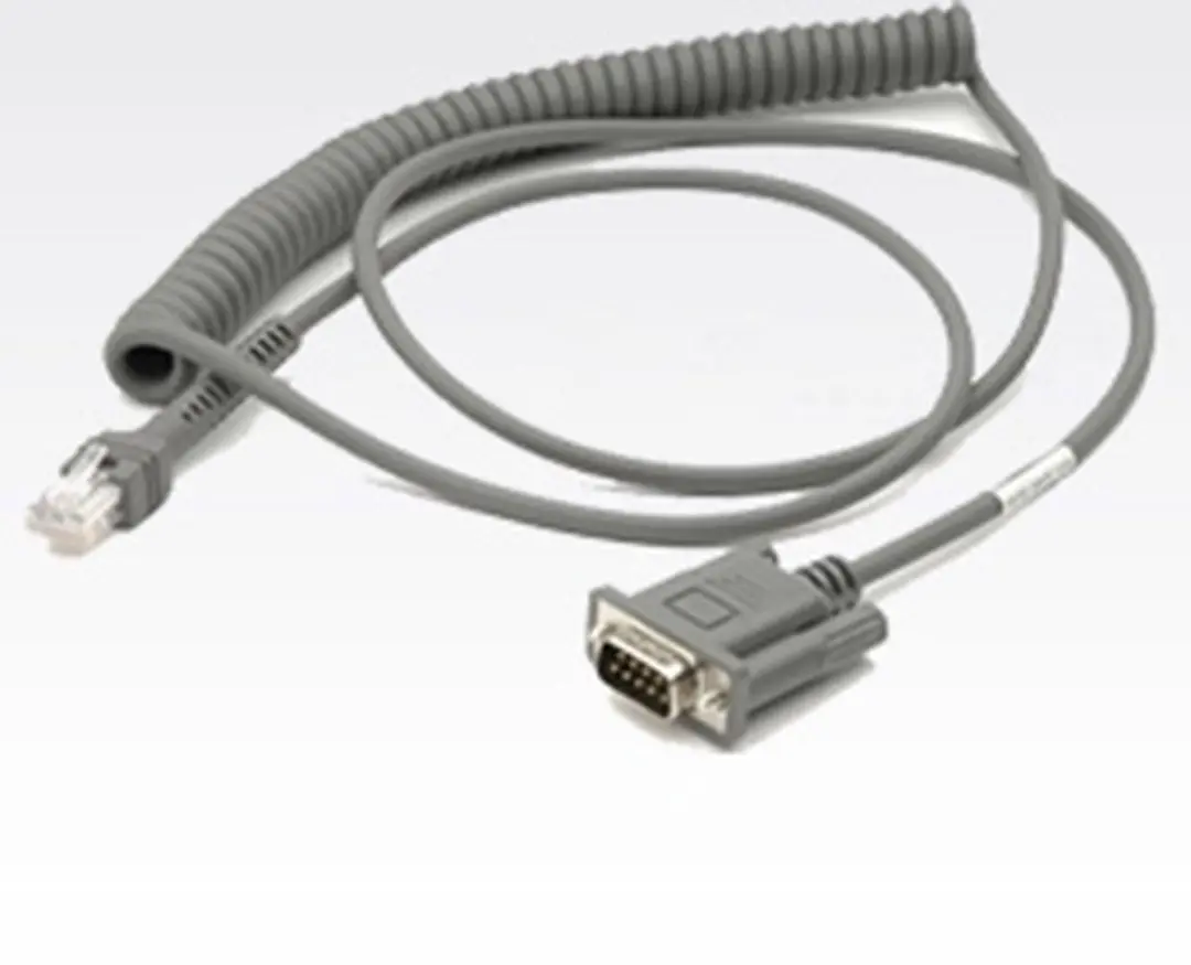 Zebra CBA-R09-C09ZAR RS-232 Kabel - Zwart