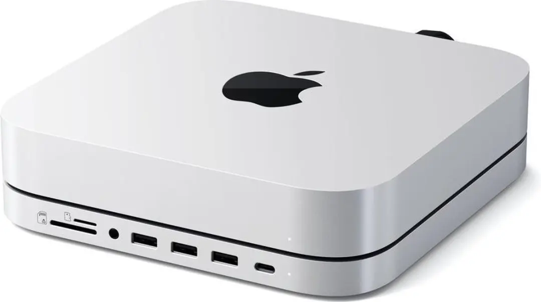 Satechi SAT09939 Aluminum Mac Mini Stand Hub - Zilver