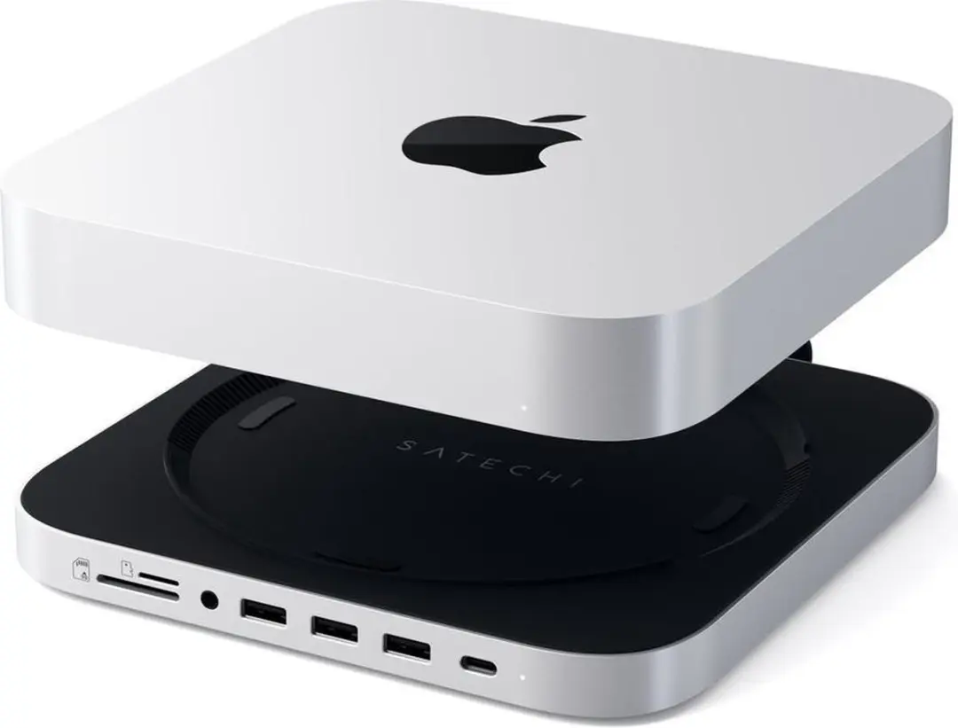 Satechi SAT09939 Aluminum Mac Mini Stand Hub
