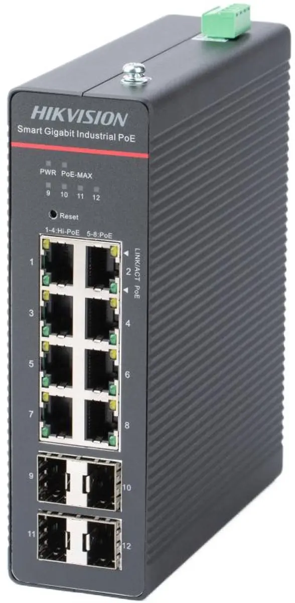 Hikvision DS-3T1512HP-SI-8P4F Managed Switch