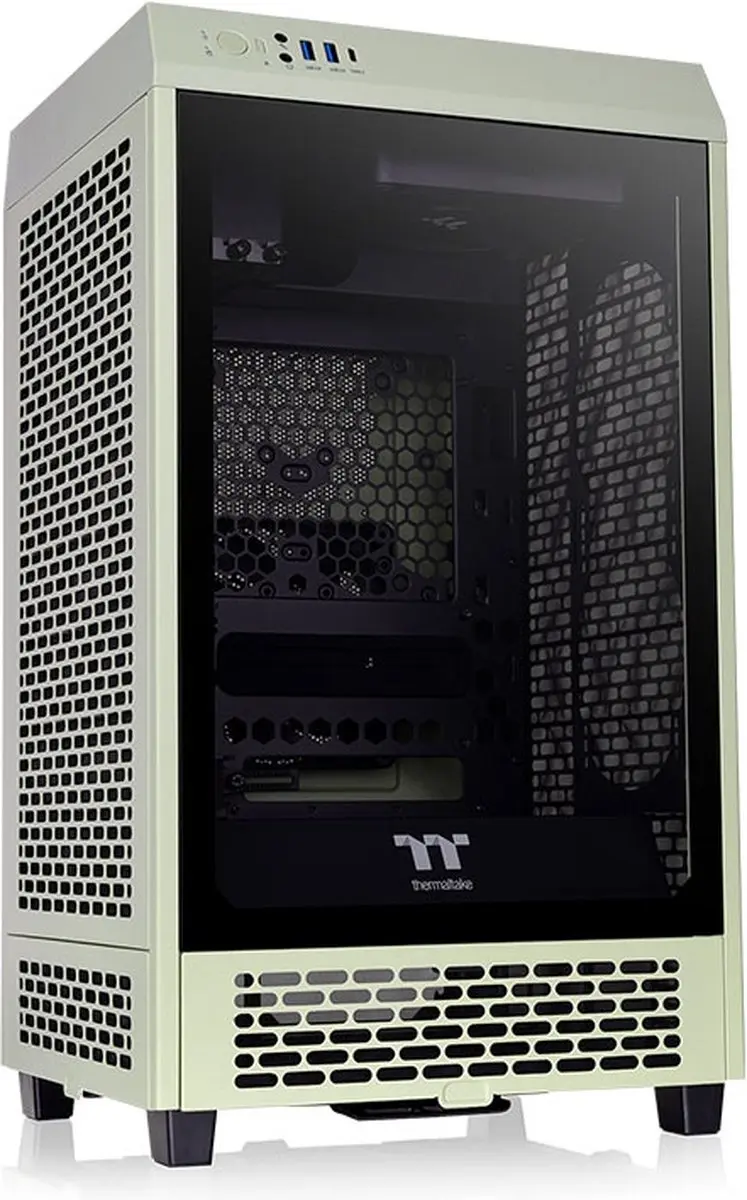 Thermaltake Tower 200 CA-1X9-00SEWN-00 Mini Tower - Groen