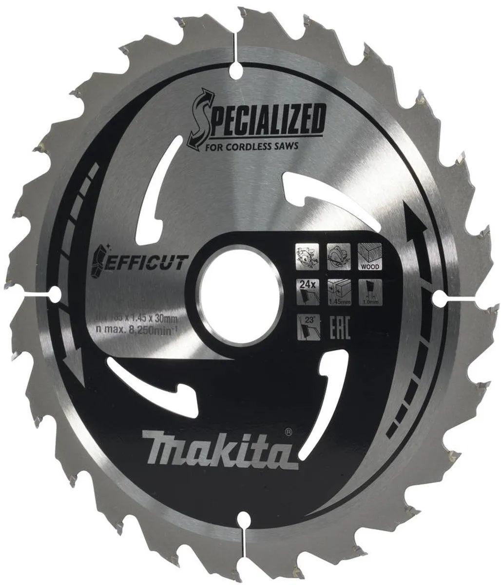 Makita Cirkelzaagblad Hout E-08682 24T - Ø185mm