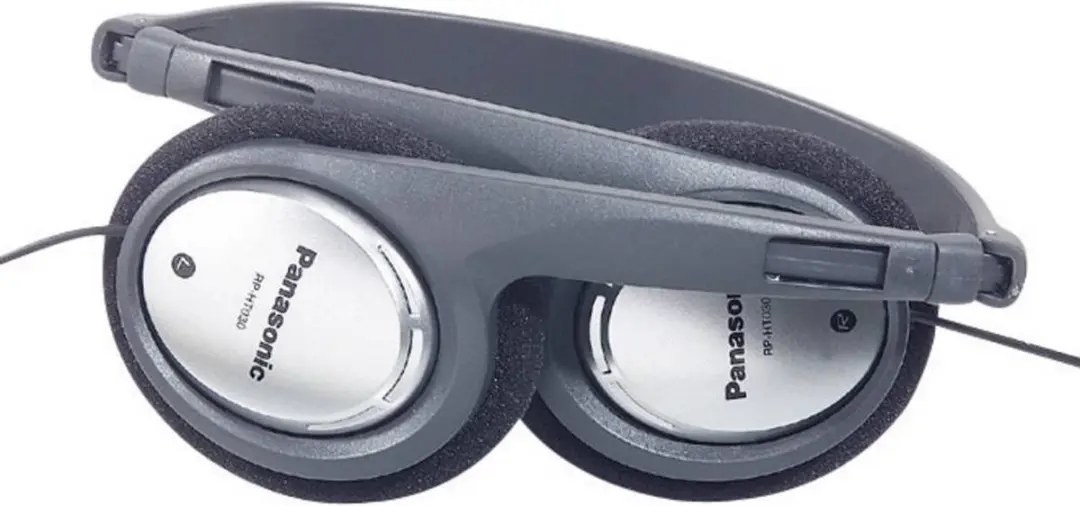 Panasonic RP-HT030 On-Ear Koptelefoon - Lichtgewicht - Zwart/Zilver