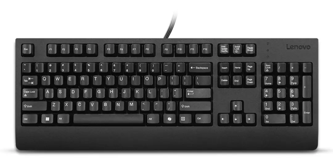 Lenovo 4Y41R64588 Toetsenbord - Amerikaans Layout - 104 Toetsen - Zwart
