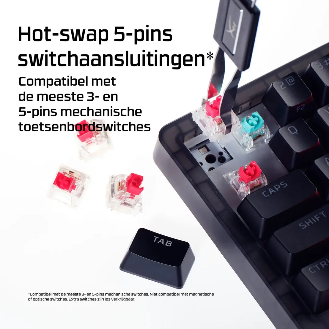 HyperX Origins 2 Pro BN7S3AA#ABF Toetsenbord - Zwart