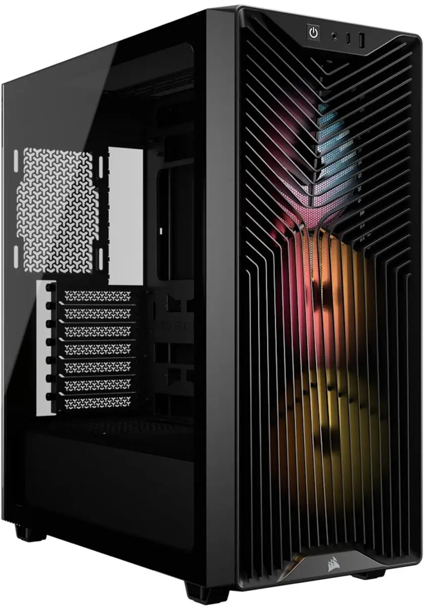 Corsair 3200D RS ARGB Midi Tower - PC-behuizing - Zwart