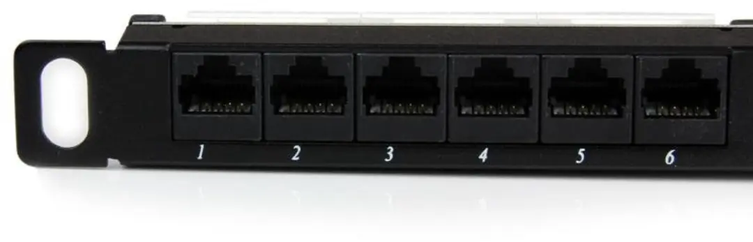 Startech 24-Port UTP Cat5e Patch Panel - Zwart