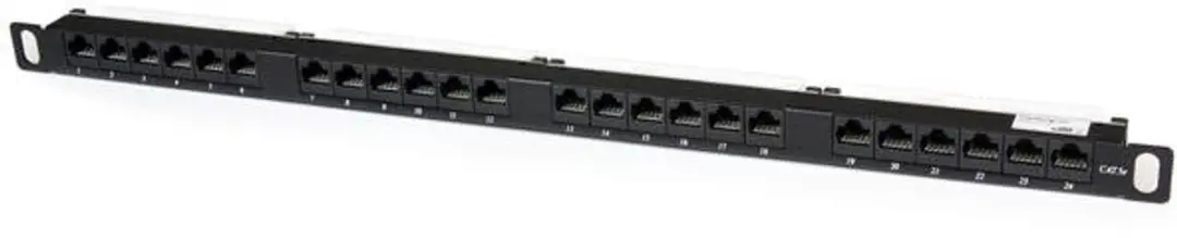 Startech 24-Port UTP Cat5e Patch Panel - Zwart