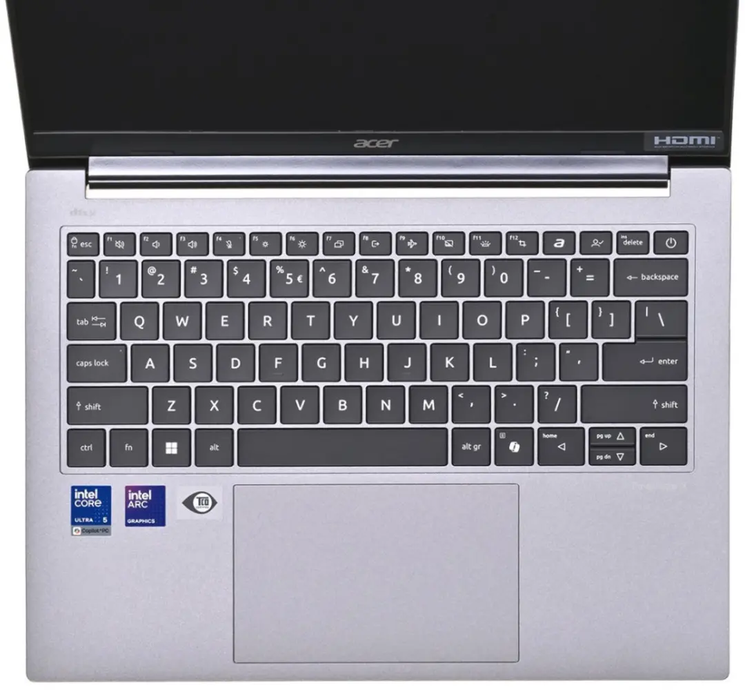Acer TravelMate X414 Laptop - Intel Core Ultra 5 - 512GB SSD - Steel Grey