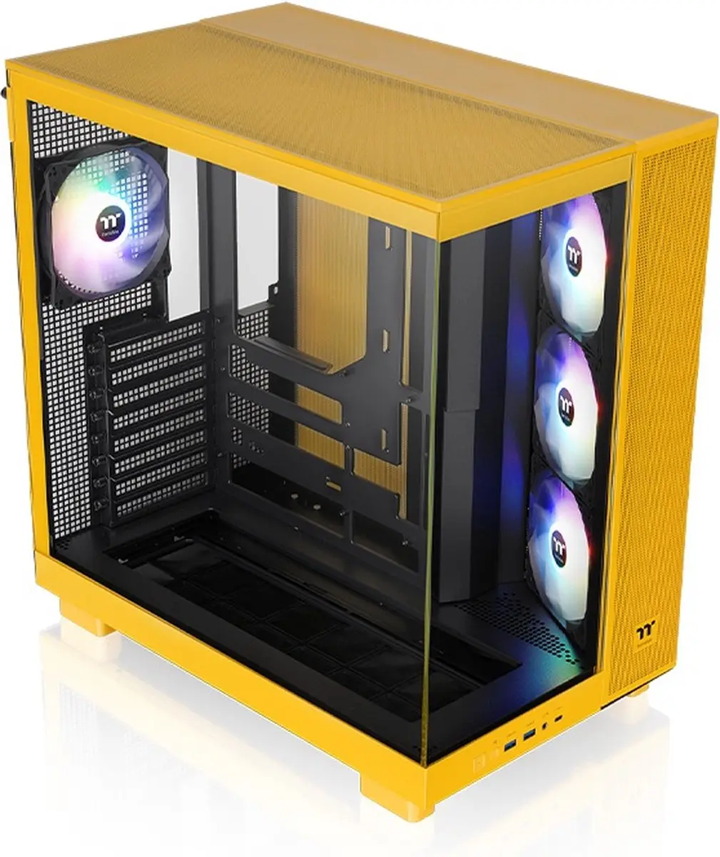 Thermaltake View 380 XL TG ARGB Midi Tower - Geel