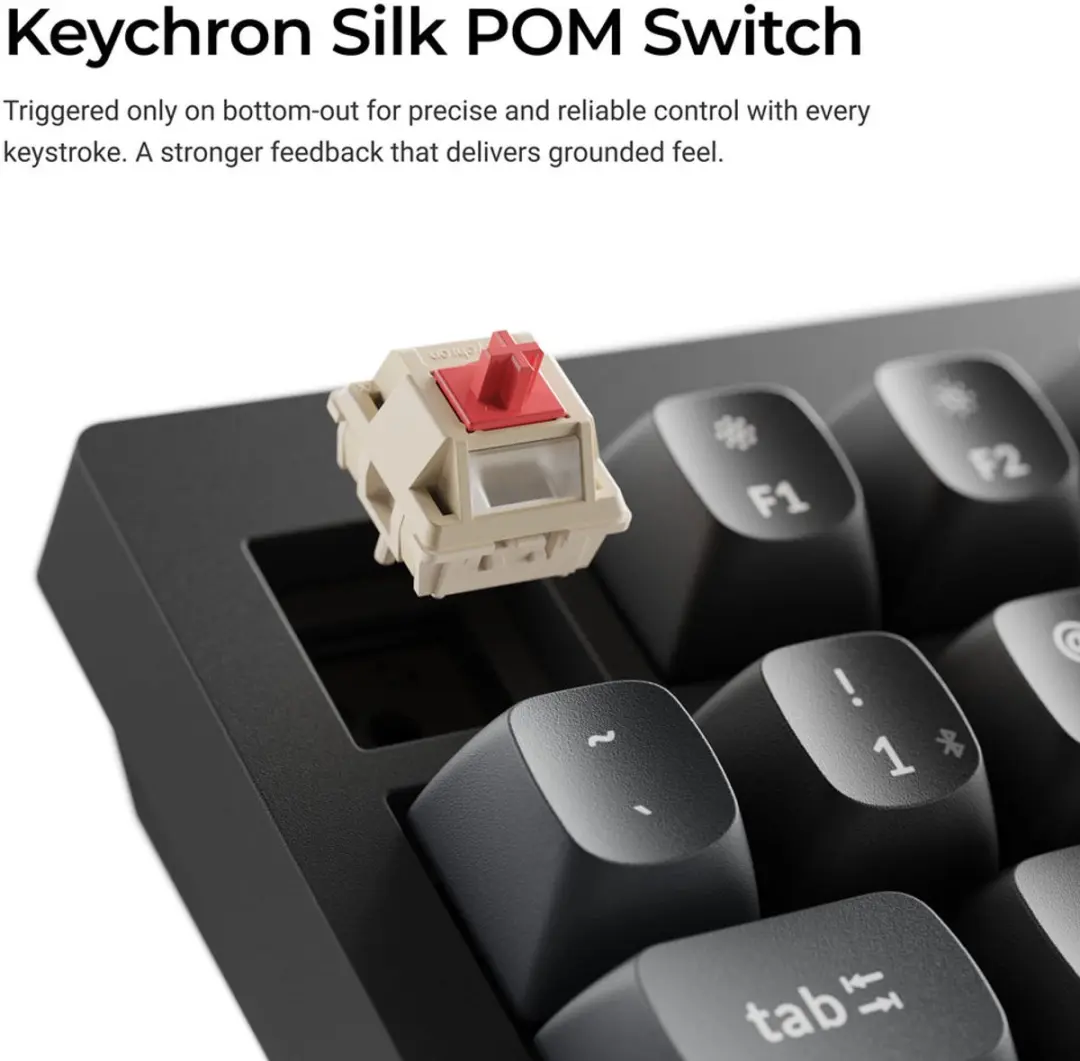 Keychron V6 Ultra V6U-D3 Toetsenbord - 8K Bluetooth - Zwart - afbeelding 6 van 6