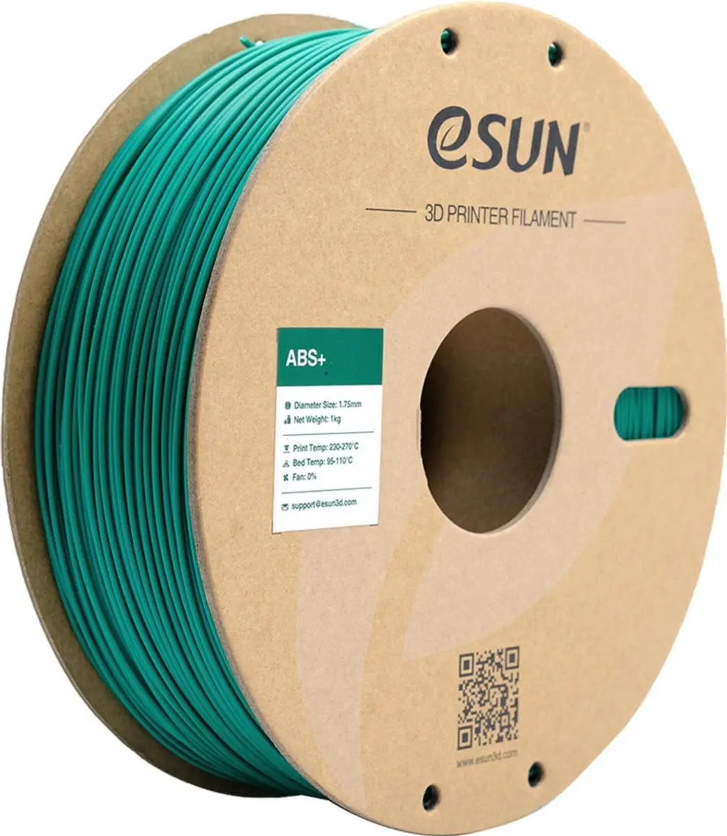 ESUN ABS+ Green 1kg 3D Printerfilament