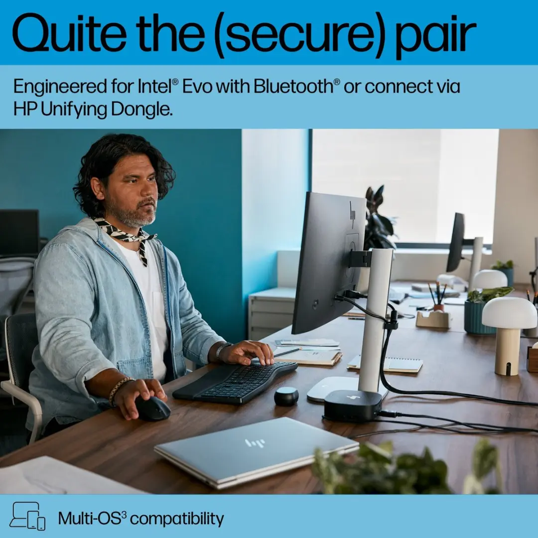 HP 685 Comfort Dual-Mode Toetsenbord & Muis - Zwart