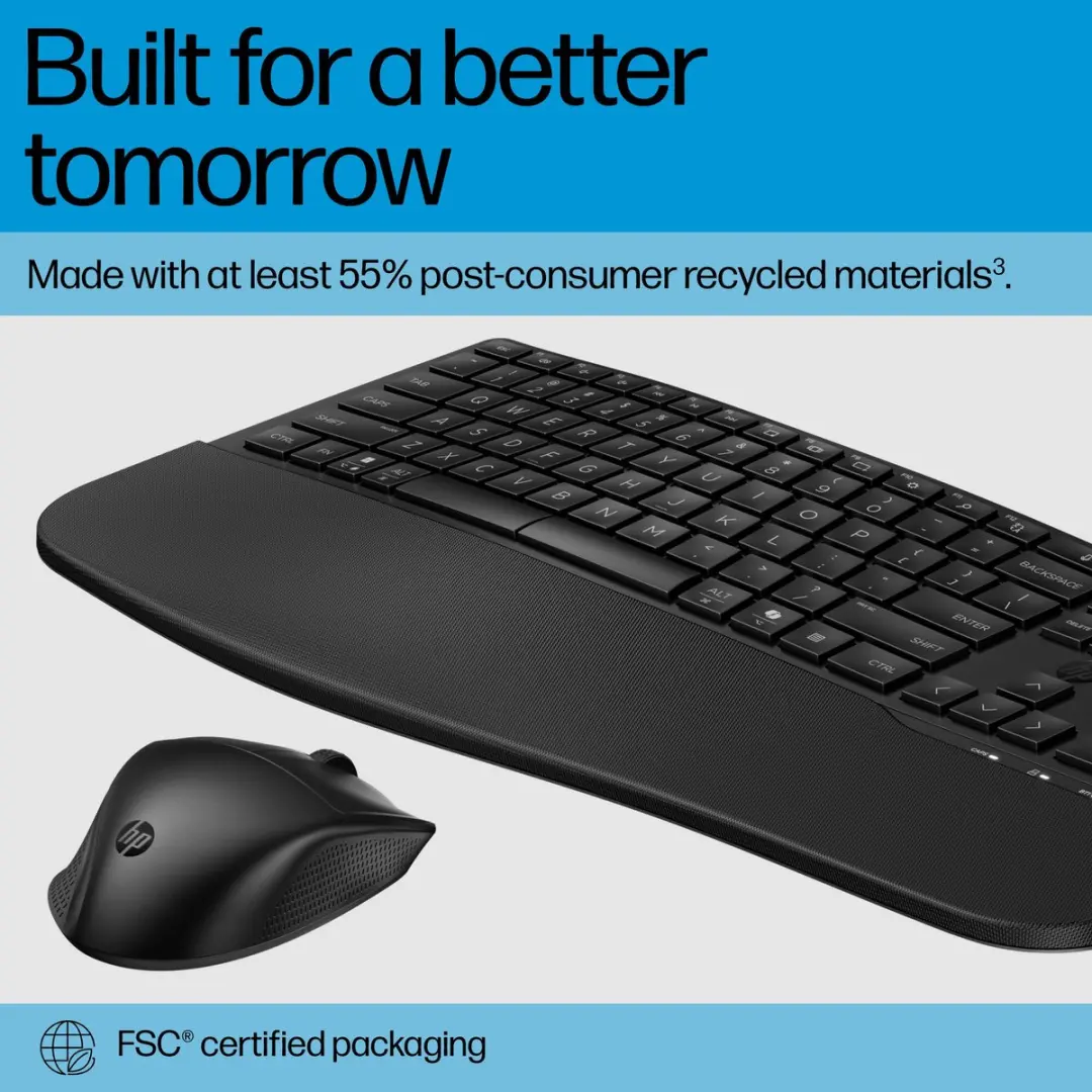 HP 685 Comfort Dual-Mode Toetsenbord & Muis - Zwart