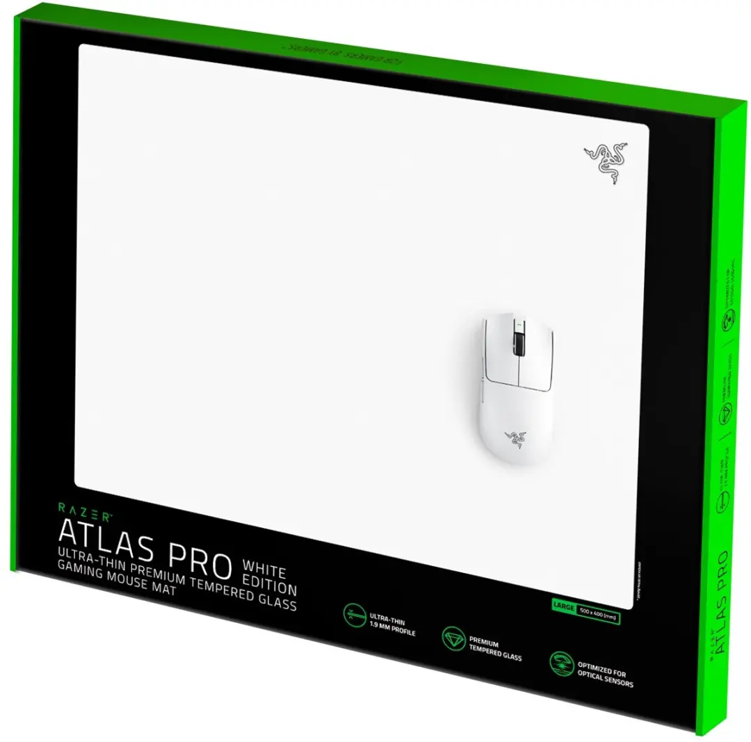 Razer Atlas Pro Premium Muismat RZ02-05760100-R3M1 - 500x400mm - Wit