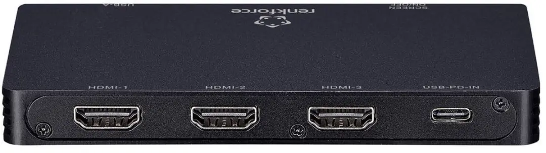 Renkforce RF-6804408 USB-C Dockingstation - Zwart