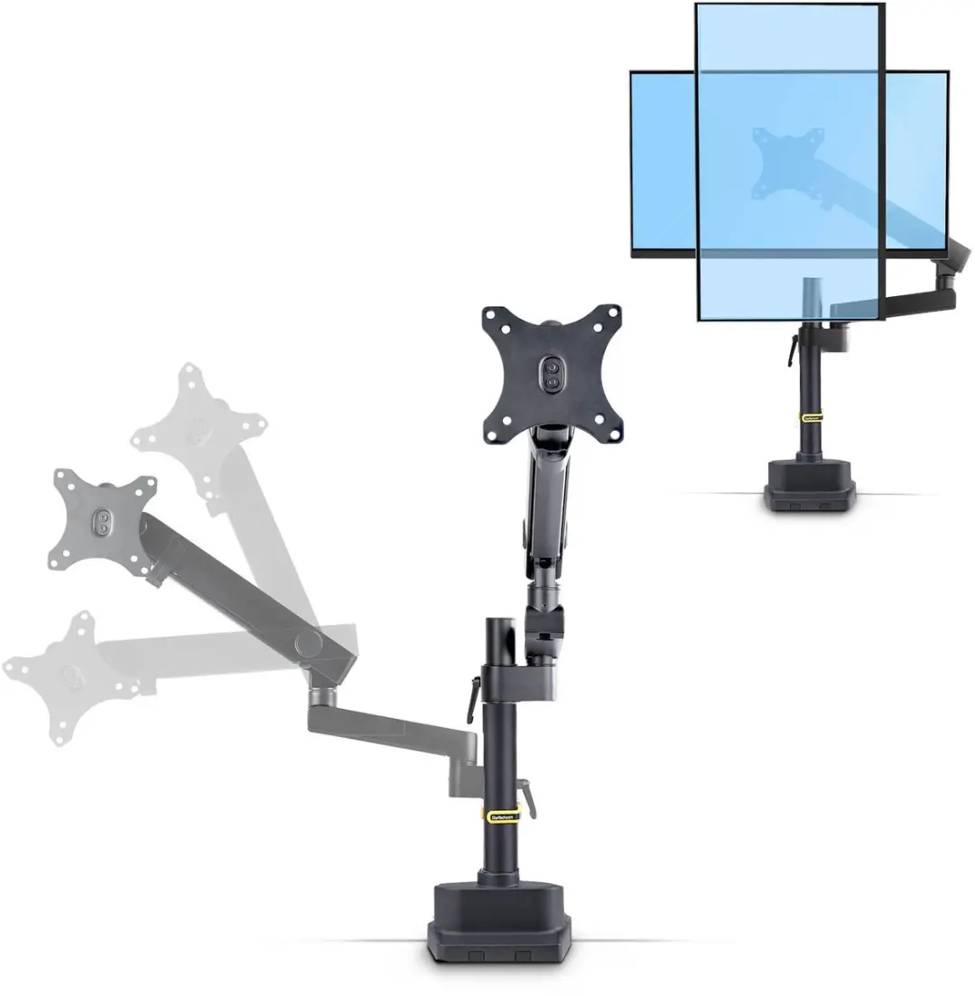Startech ARMPIVOT2 Monitorsteun 40" - Zwart - afbeelding 2 van 6