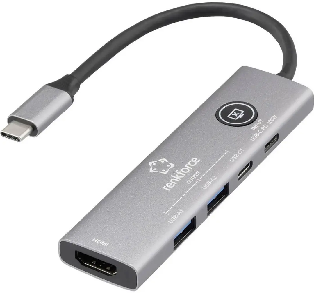 Renkforce RF-6797972 USB-C Dockingstation