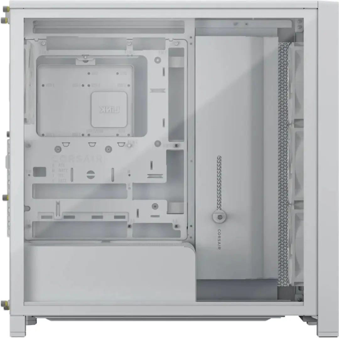 Corsair FRAME 4000D RS PC-behuizing - Oak - Wit