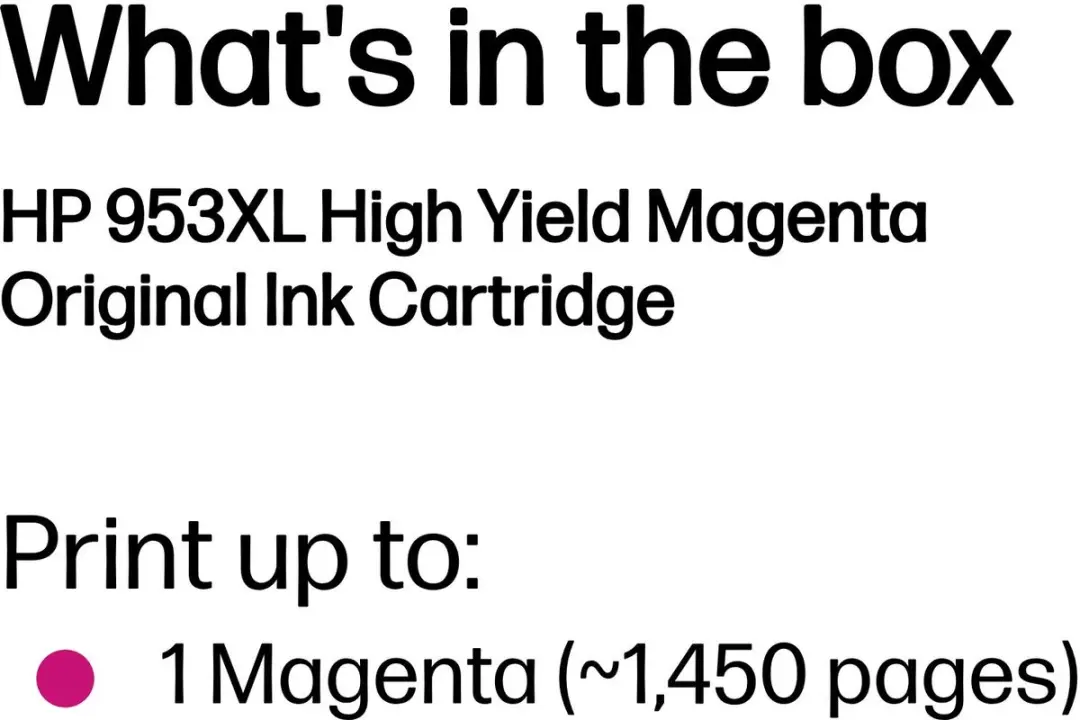 HP 953XL Magenta Inktcartridge - F6U17AE