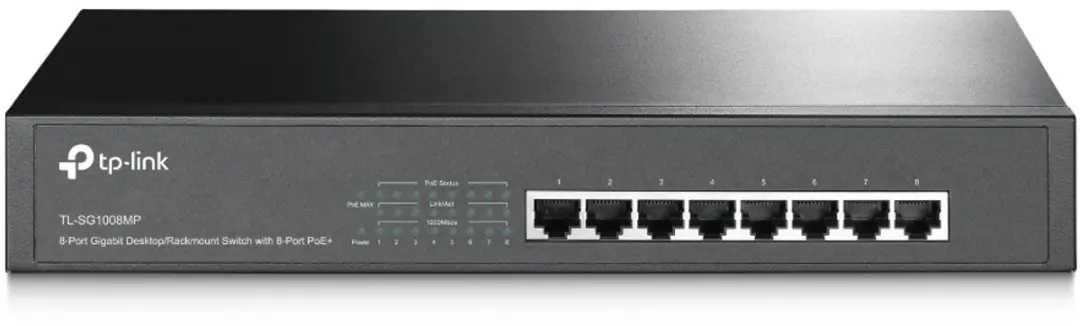 TP-Link TL-SG1008MP 8-Poort Gigabit Switch PoE