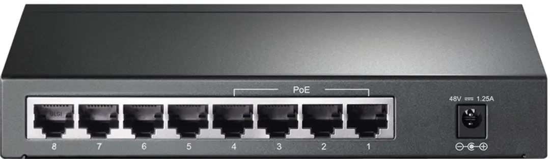 TP-Link TL-SG1008P 8-Poort Gigabit Switch - 4x PoE