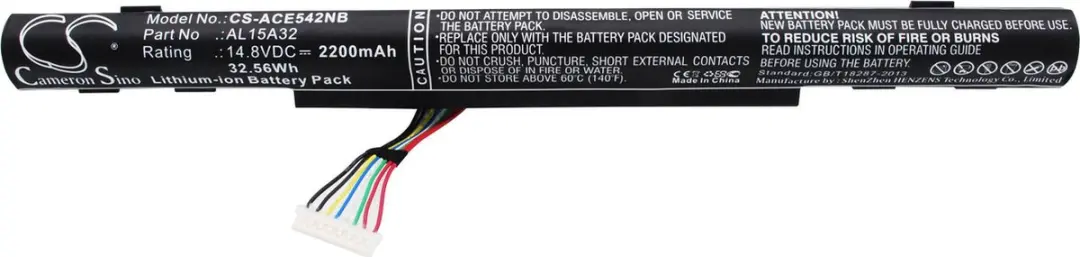 Acer P0702287 Laptopaccu 1600mAh