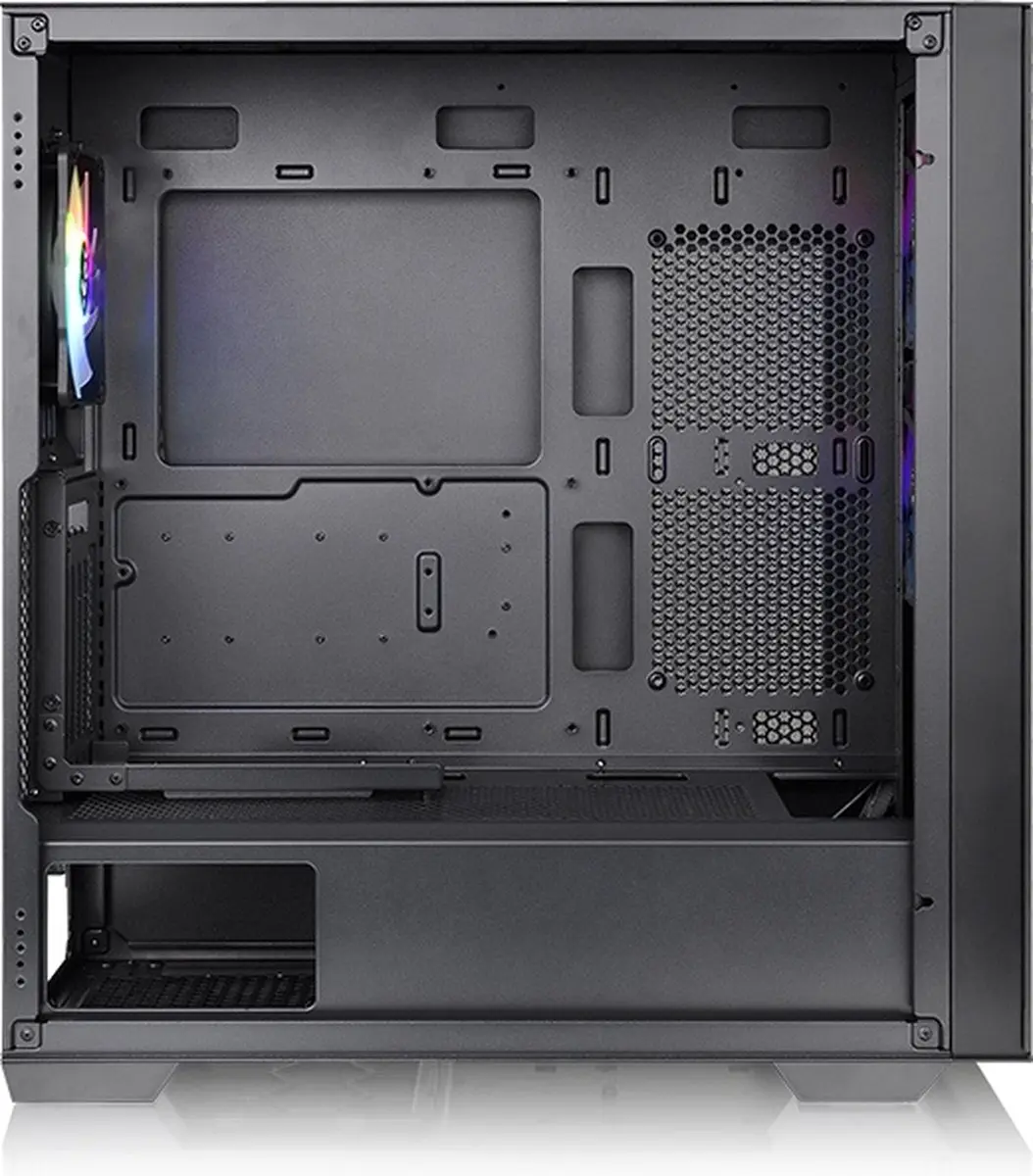 Thermaltake Divider 370 TG ATX - 2x 2.5" 2x 3.5" - Zwart