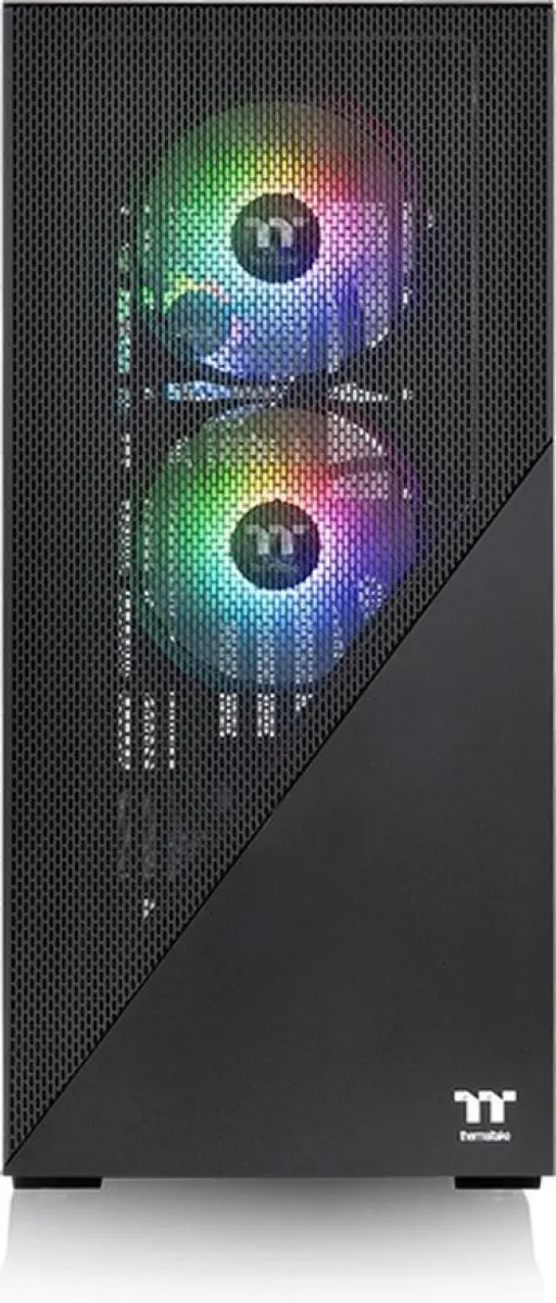 Thermaltake Divider 370 TG ATX - 2x 2.5" 2x 3.5" - Zwart