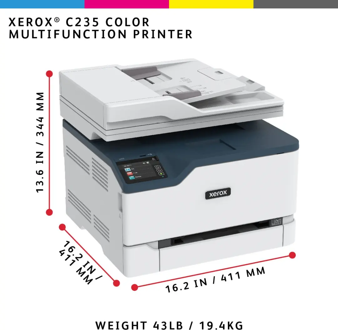 Xerox C235V_DNI Multifunctionele Printer - Navy Blue