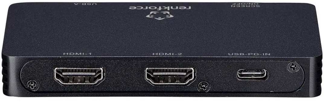 Renkforce RF-6804406 USB-C Dockingstation - Zwart