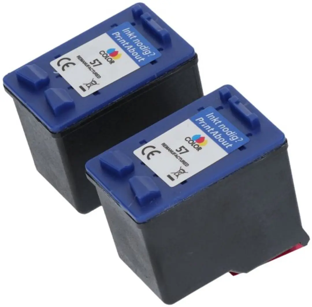 PrintAbout C6657AE-PA2 Inktcartridge - 3 Kleuren - 1.300 pagina's