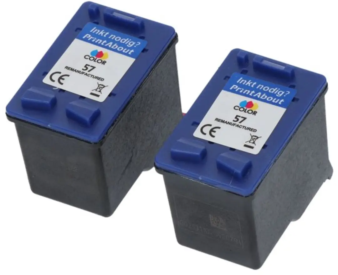 PrintAbout C6657AE-PA2 Inktcartridge - 3 Kleuren - 1.300 pagina's