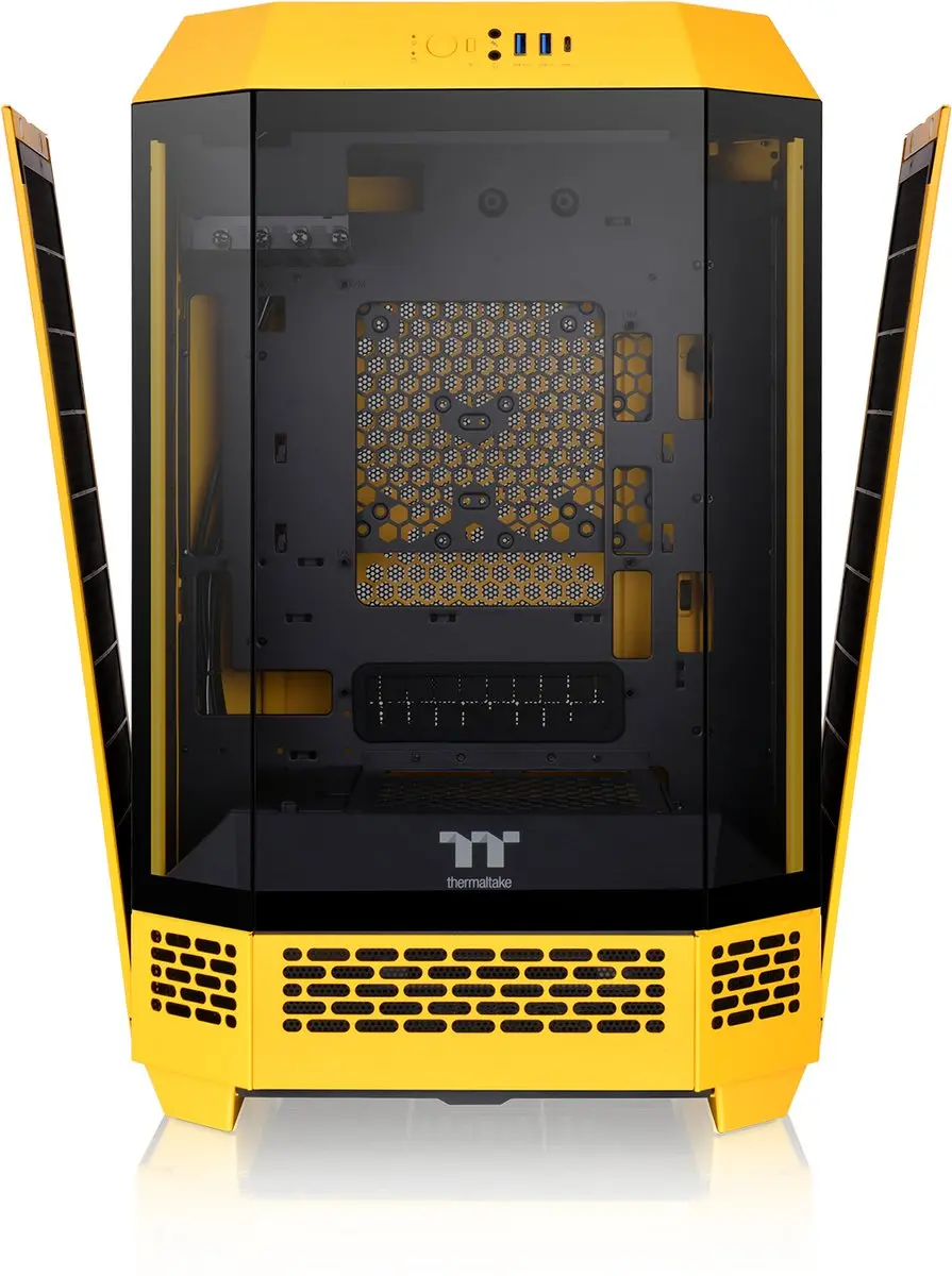 Thermaltake The Tower 300 Micro Behuizing - Geel - 2x140mm Ventilator