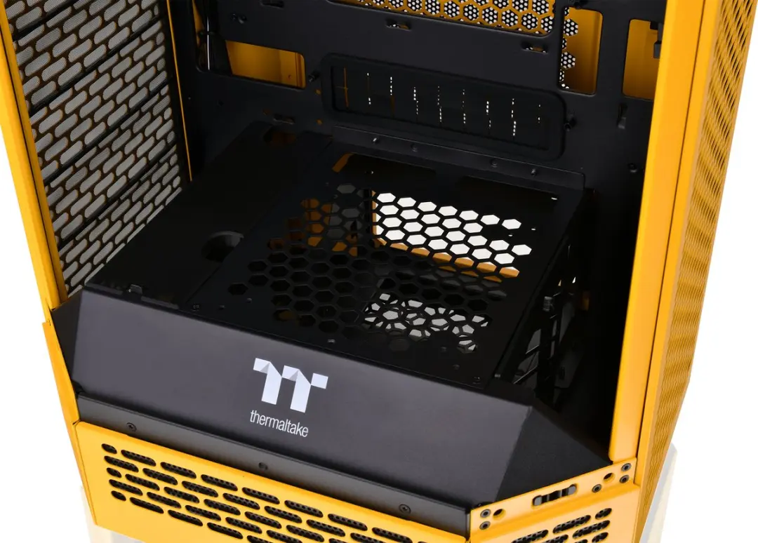 Thermaltake The Tower 300 Micro Behuizing - Geel - 2x140mm Ventilator