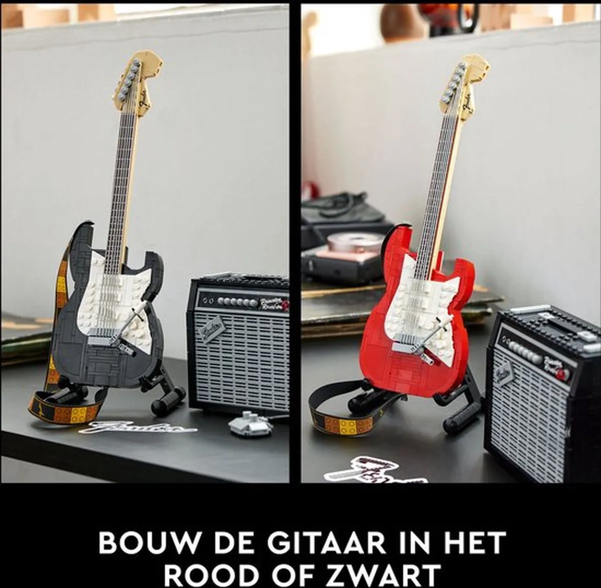 LEGO Ideas Fender Stratocaster 21329 - 1074 Stukken - Rood - afbeelding 5 van 6