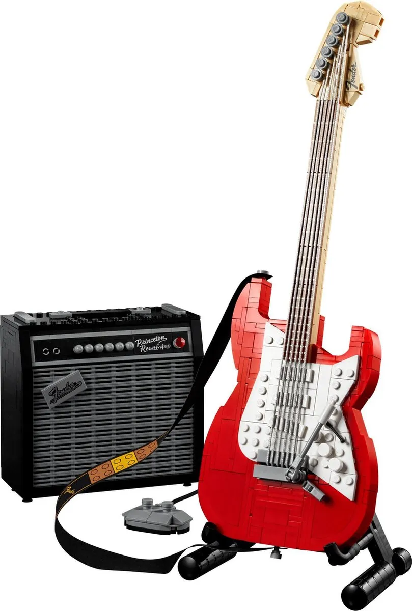 LEGO Ideas Fender Stratocaster 21329 - 1074 Stukken - Rood - afbeelding 3 van 6