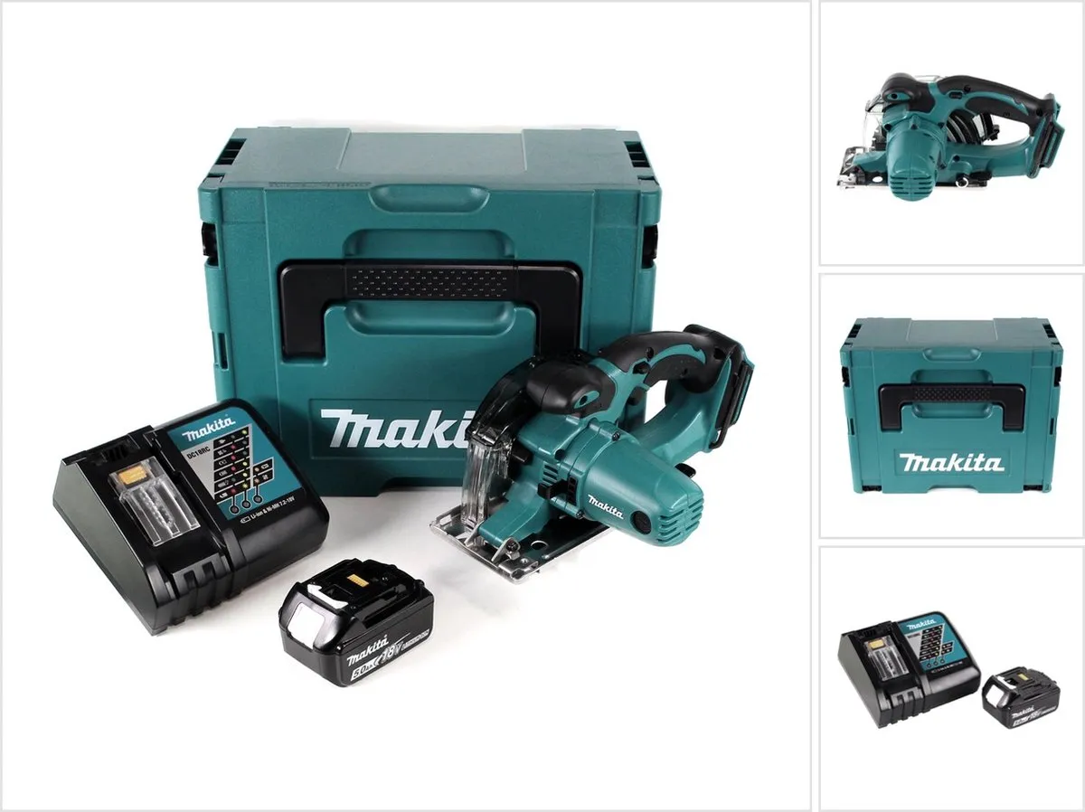 Makita DCS 552 RT1J Accu Cirkelzaag 136mm