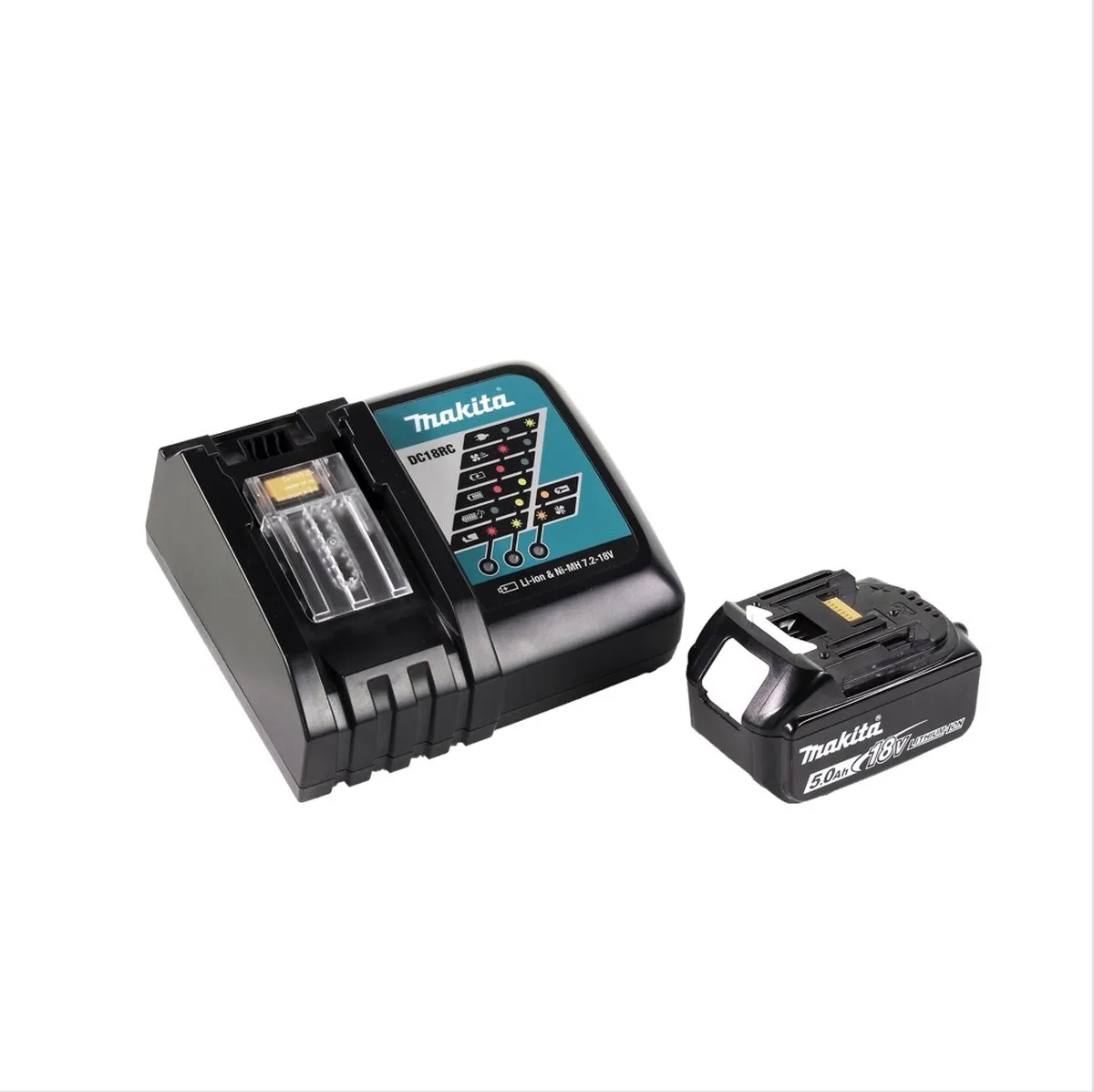 Makita DCS 552 RT1J Accu Cirkelzaag 136mm - Makpac + 5,0Ah Accu & Lader - afbeelding 5 van 5