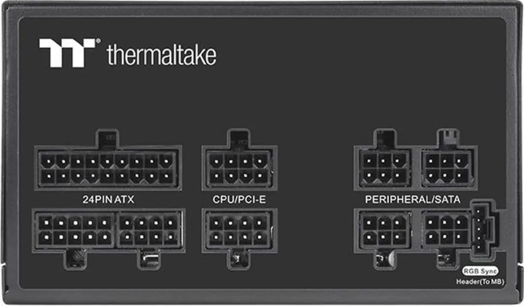 Thermaltake Toughpower GF1 ARGB PSU 750W - 80 Plus Gold - Kleurloos