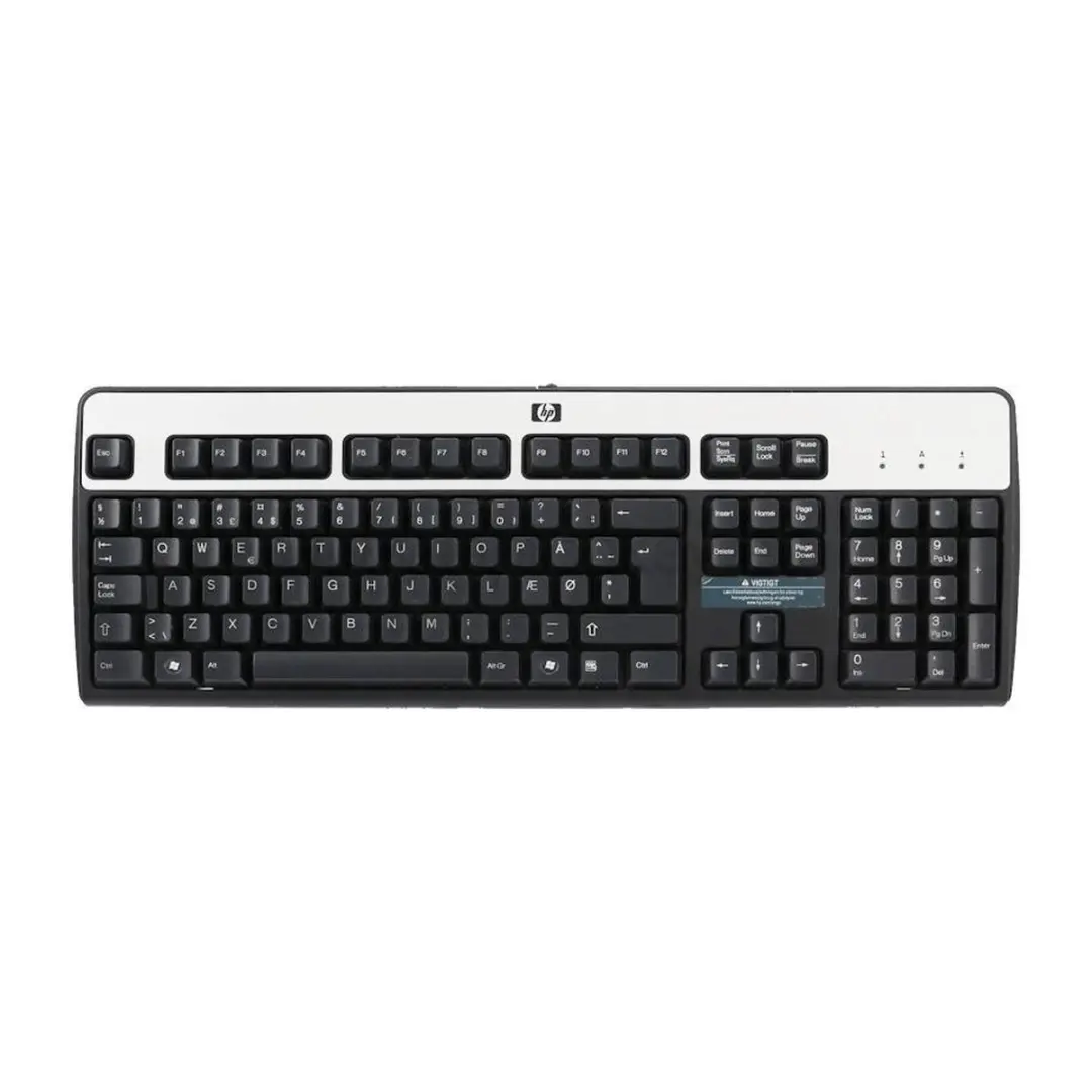 HP KU-0316 USB Toetsenbord - Zwart