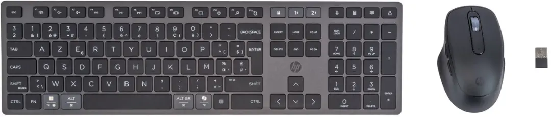 HP 720 Draadloos Toetsenbord & Muis Set AZERTY - Zwart