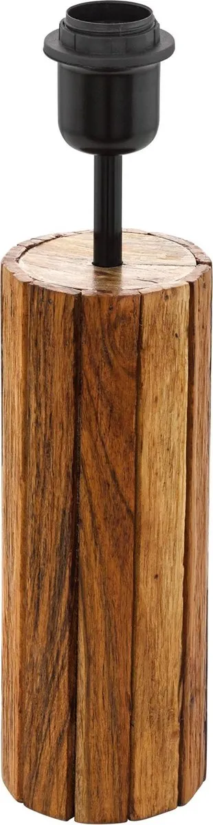 Eglo Thornhill Tafellamp E27 - Staal/Hout - Zwart/Bruin