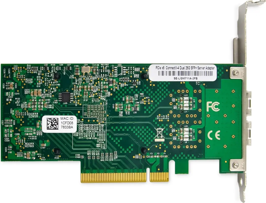 Digitus DN-10180 Netwerkkaart Intern Fiber 25Gbps - Zwart/Groen