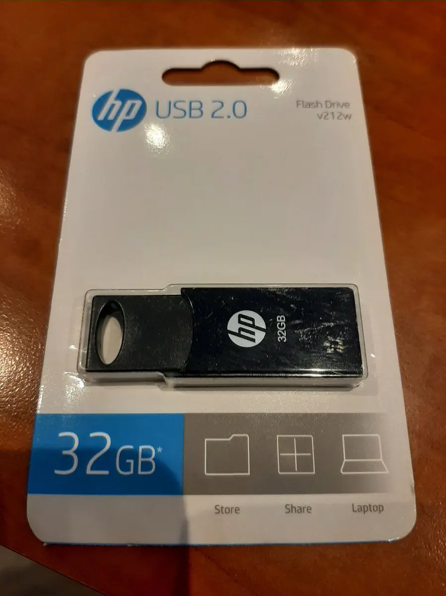 HP V212W USB Stick 32GB - Zwart - afbeelding 2 van 3