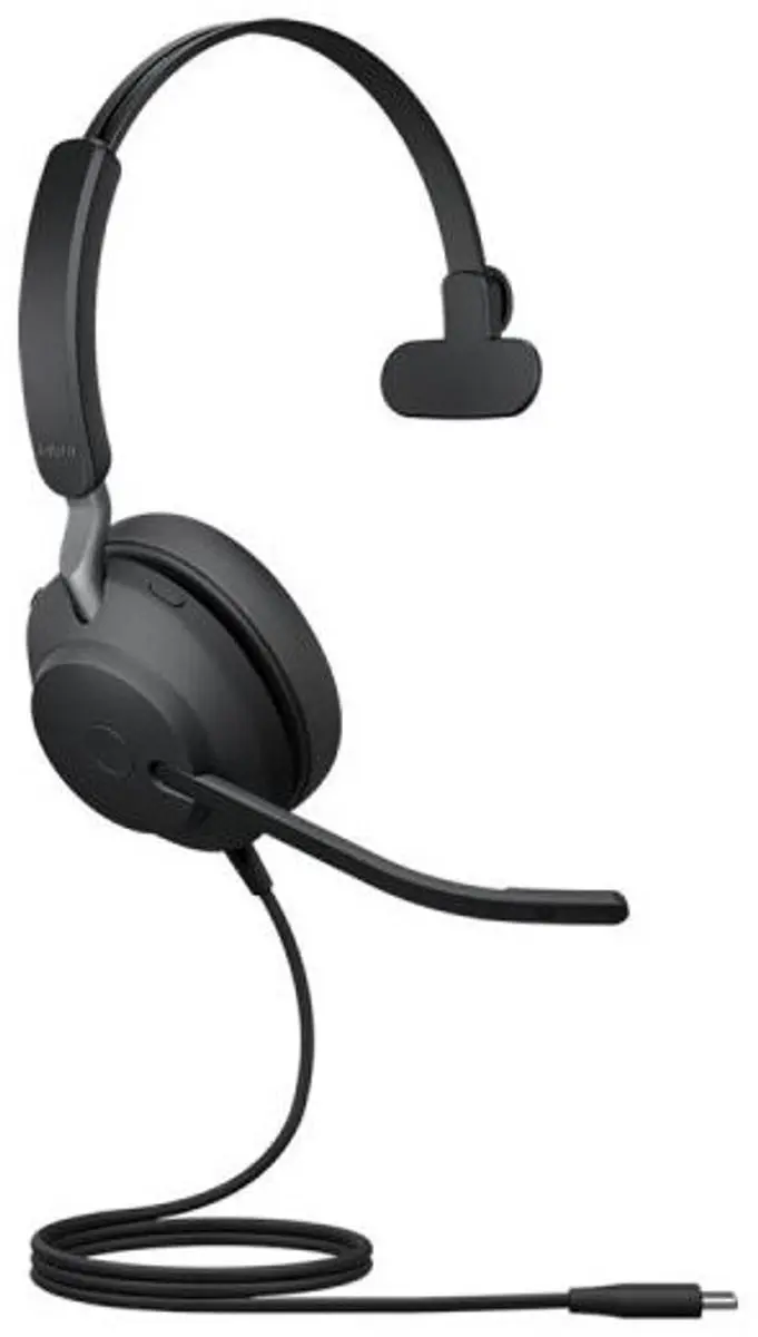 Jabra Evolve2 40 SE UC Headset - USB-C - Zwart