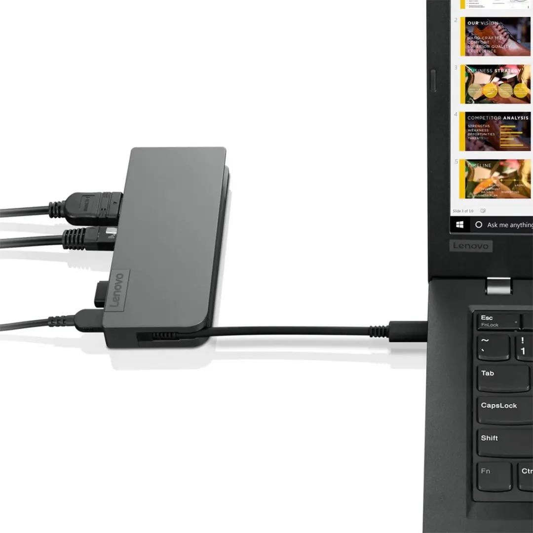 Lenovo 4X90S92381 Docking Station - Zwart