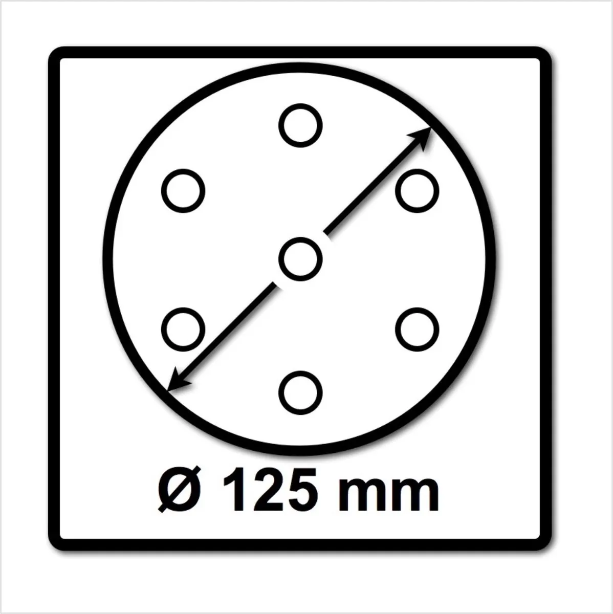 Festool Granulaat STF D125 P150 GR - 203297 - 50 Stuks